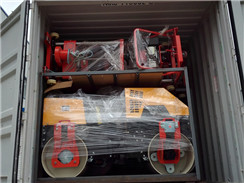 20臺壓路機(jī)、鉆孔取芯機(jī)以及路面切割機(jī)出口新加坡