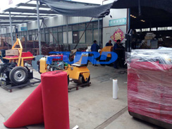 福瑞得機械全自動井蓋切割機，座駕壓路機及時發(fā)貨